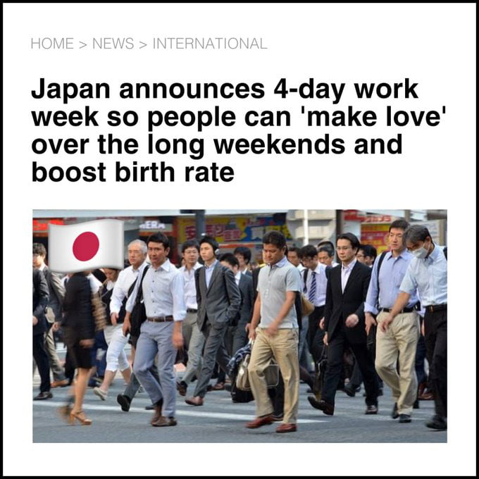 Hope the Sperms were WORHOLIC in japan