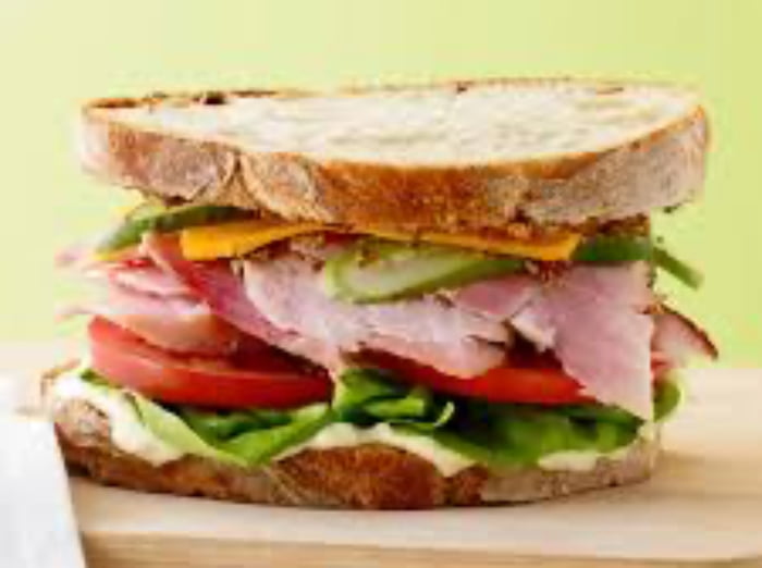 Upvote this ham sandwich, it will give you luck today.