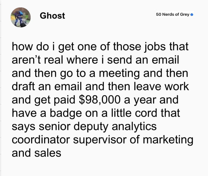 Seeking that elusive senior deputy analytics coordinator supervisor of marketing and sales role.