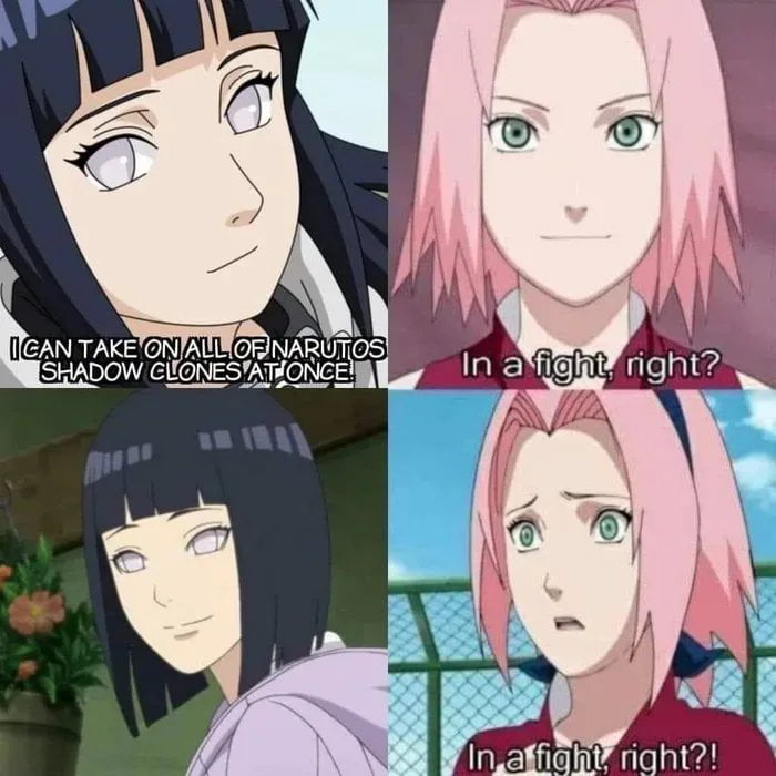 Shadow clone jutsu.. she wanted.
