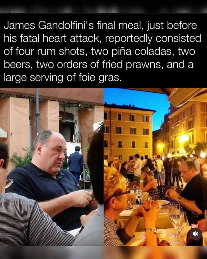 A legendary final meal