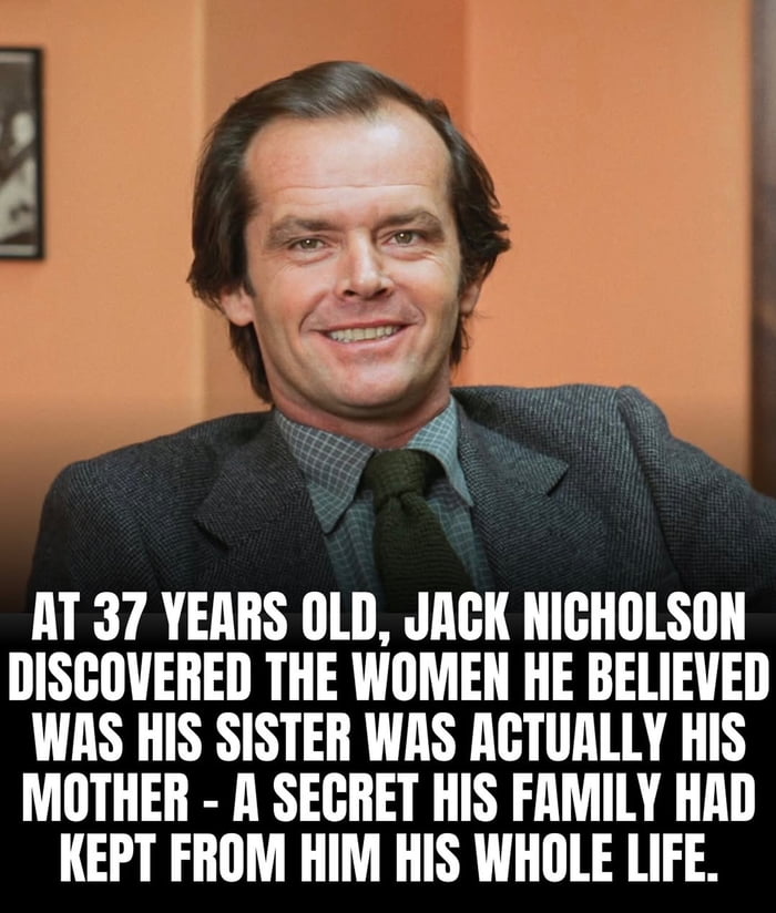 Jack Nicholson finding out his sister is his mom