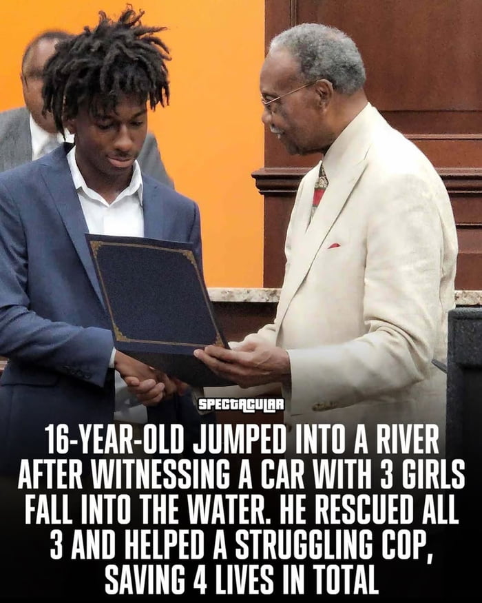 Not all heroes wear capes, some just jump into rivers