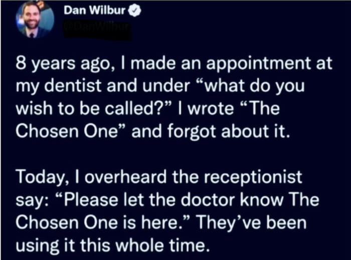 The prophecy was fulfilled