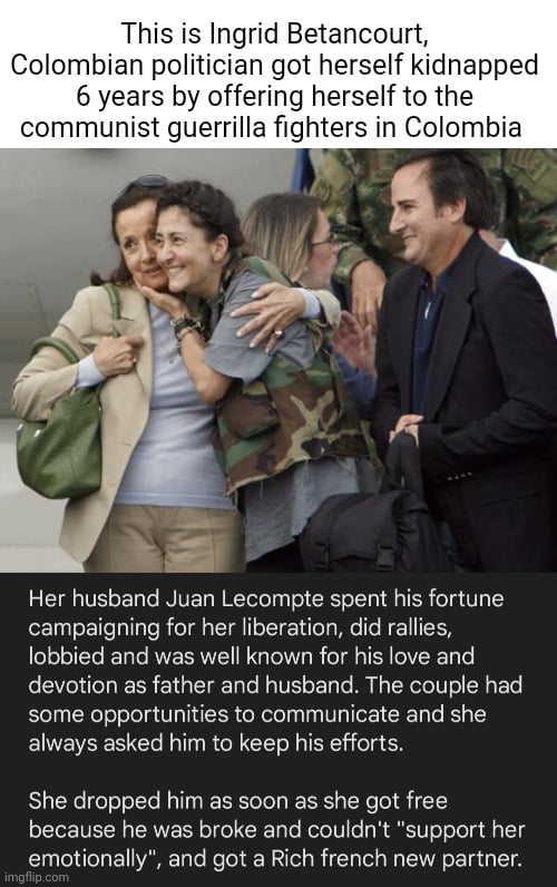 She's not loved in Colombia