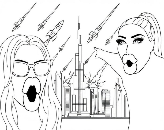 Influenzer gerade in Dubai: