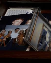 So odd. Yesterday's Epstein file release included this photo, a drawer with photos in it, including these. And today, it has quietly vanished from the doj's website. And, it is of trump in both photos. Full sized photo in comments.