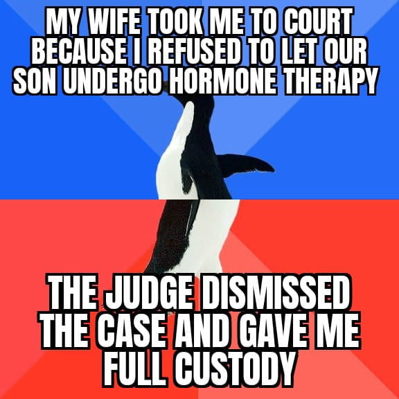 She was furious. I am planing on inviting the judge to my BBQ party.