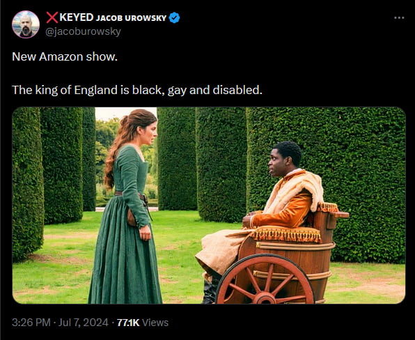 "My Lady Jane" shows a black, gay King Edward “navigating his queerness” in 16th Century England. And if that wasn't enough, they also threw him in a wheelchair for good measure.