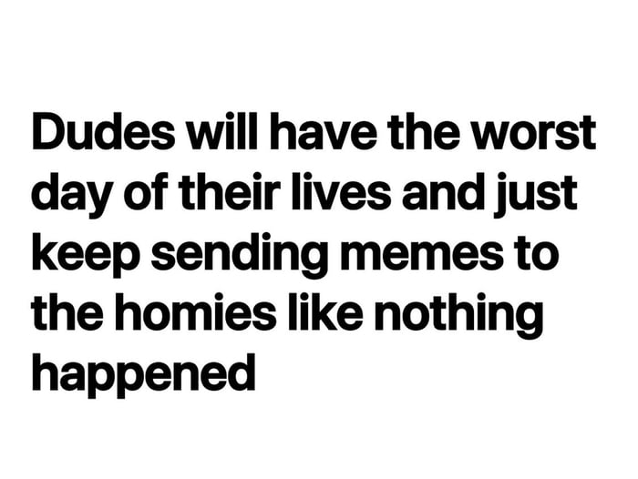 Going through it boys. F**k you and see you tomorrow