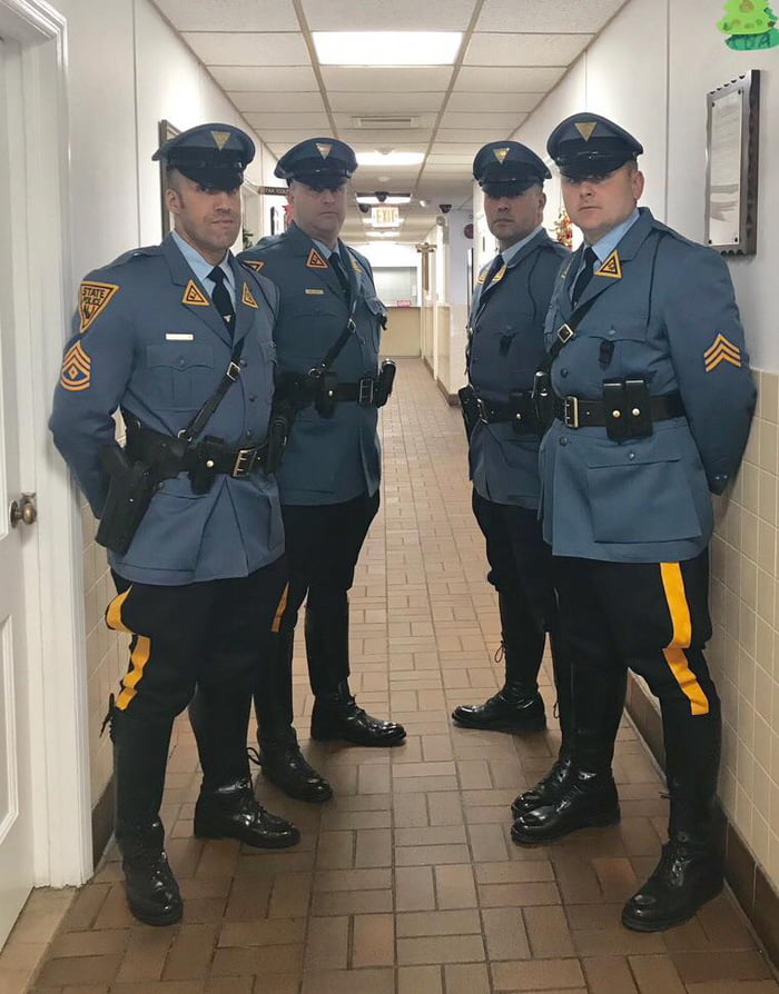 I can't put my finger on it, but doesn't the new New Jersey State Police uniform remind you of something?