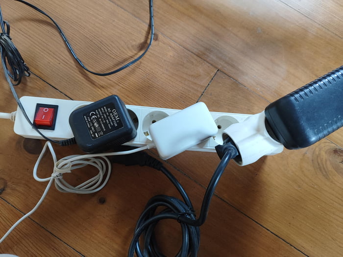 Who thought it was a good idea to put sockets in diagonal? Half of them cannot be used