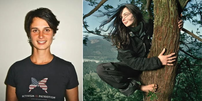 In the late 1990s, Julia Hill climbed a 200-foot, approximately 1000-year-old Californian redwood tree & didn’t come down for another 738 days. She ultimately reached an agreement with Pacific Lumber Company to spare the tree & a 200-foot buffer zone