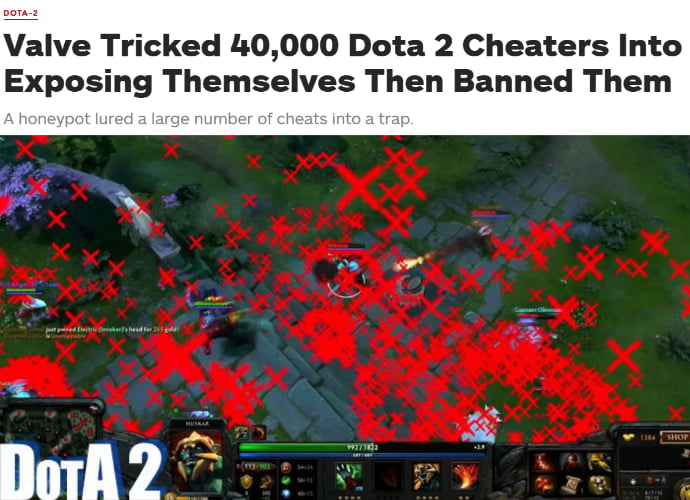 Ever heard gamers say: There is hardly no cheaters. I've played for years and only seen 1 cheater. You just suck get better.