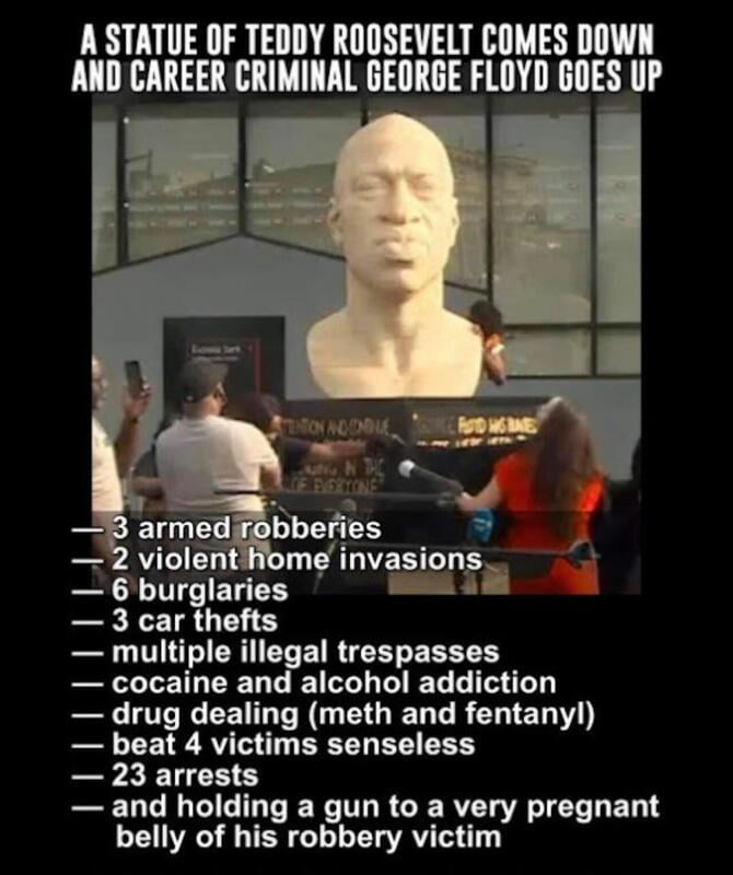 Can't breathe,get statue