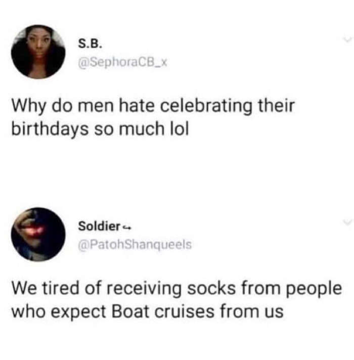 I never celebrate birthdays, not my thing