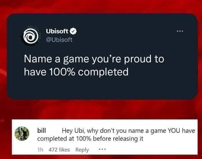 Feel the burn Ubisoft.