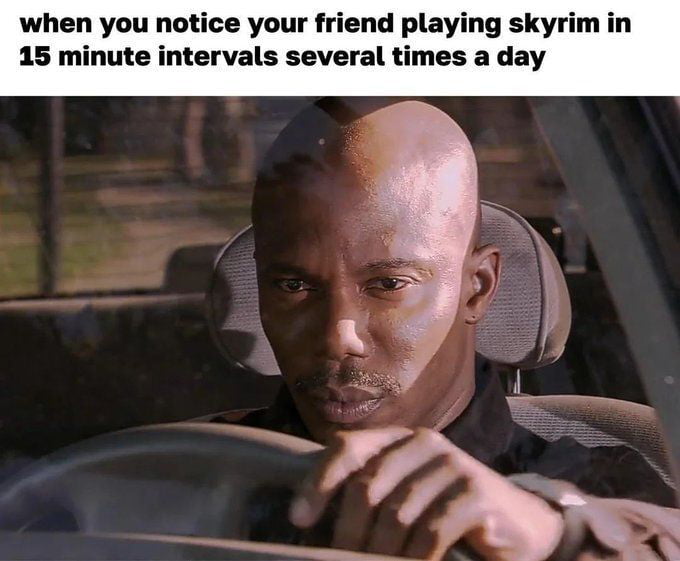 He's just probably Doing Work & gaming at the same time.