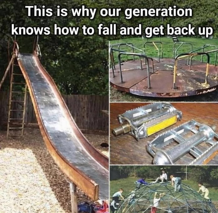 These playgrounds built character