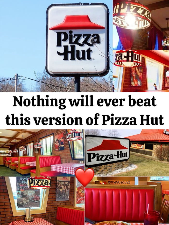 Nothing beats the OG Pizza Hut experience, a true blast from the past