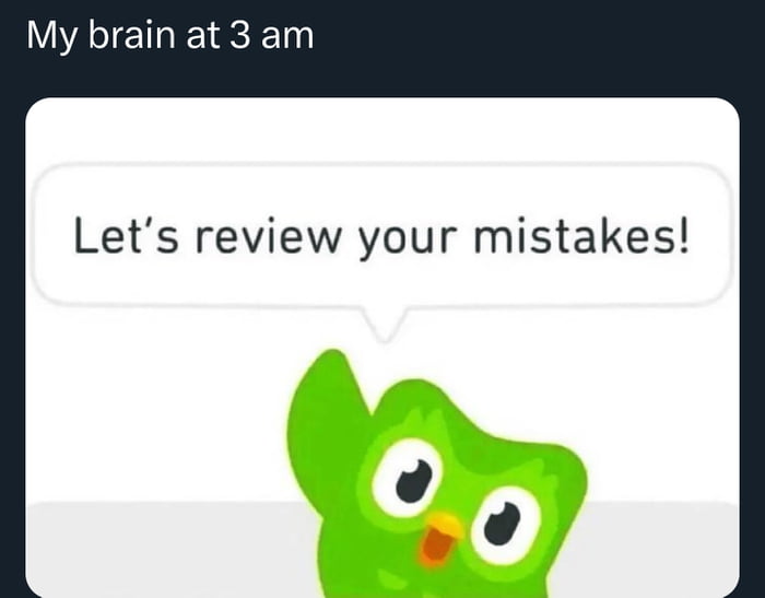 Playing out scenarios of what I could've said instead