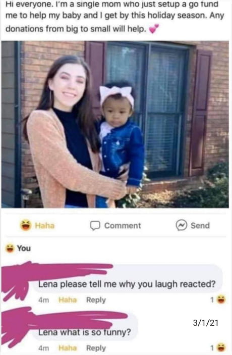 Why are you laughing Lena?