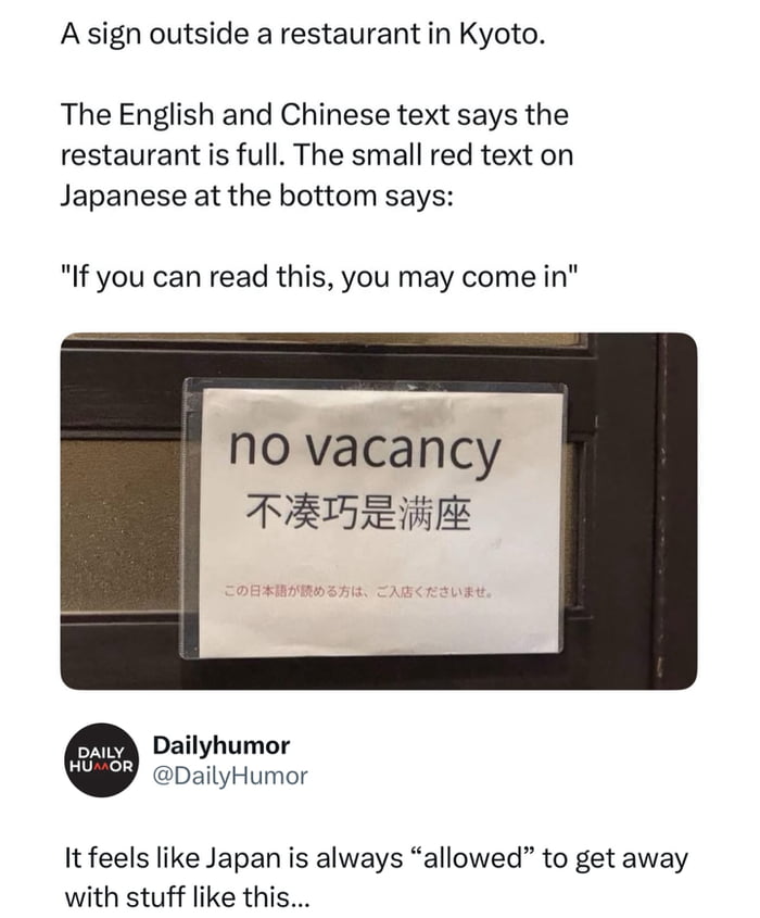 The ultimate language test for a seat at the table.