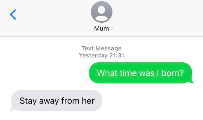 Mum got his back and is smart.