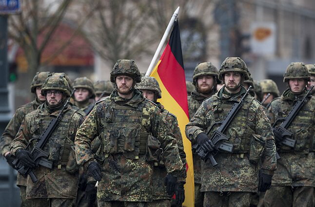 5000 Germany soldiers will be located in Lithuania to help combat threats. Russian backed disinformation channels tried to call out protest and riots. Nobody showed up to protest. Troll factory had a bad day.