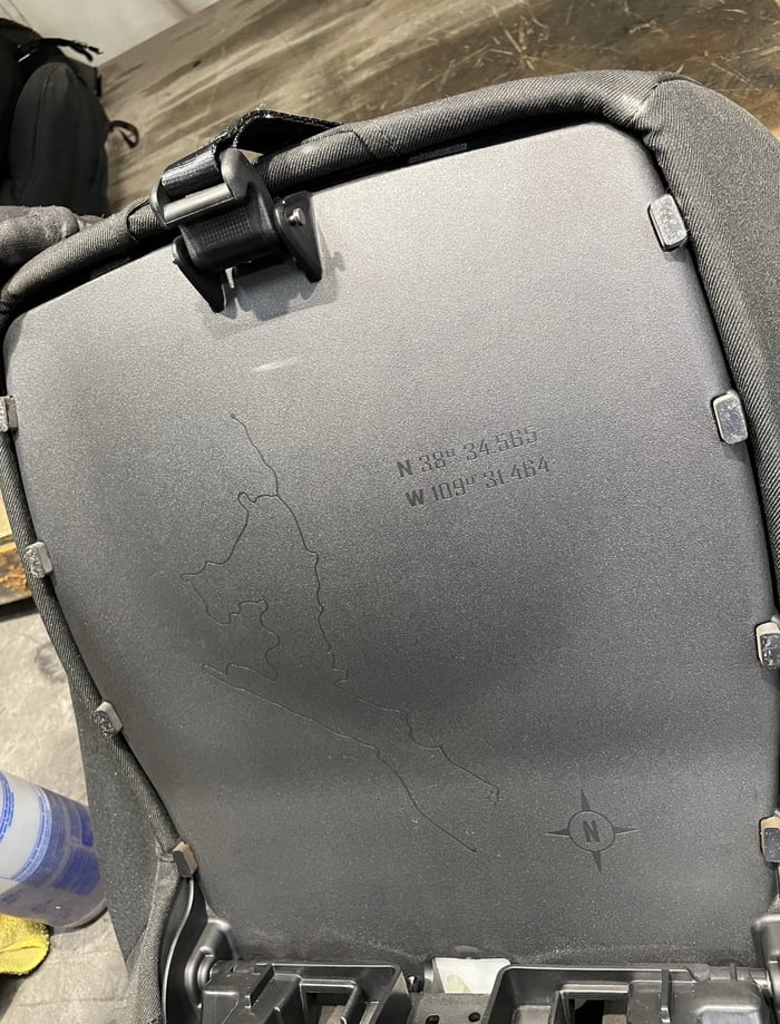 Used to work for a detailing company. Under seats of jeep wranglers, there is a map to a random destination