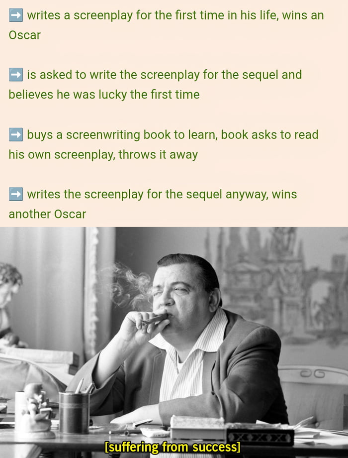 Suffering from success, the sequel.