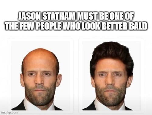 Probably because we're used to seeing him that way