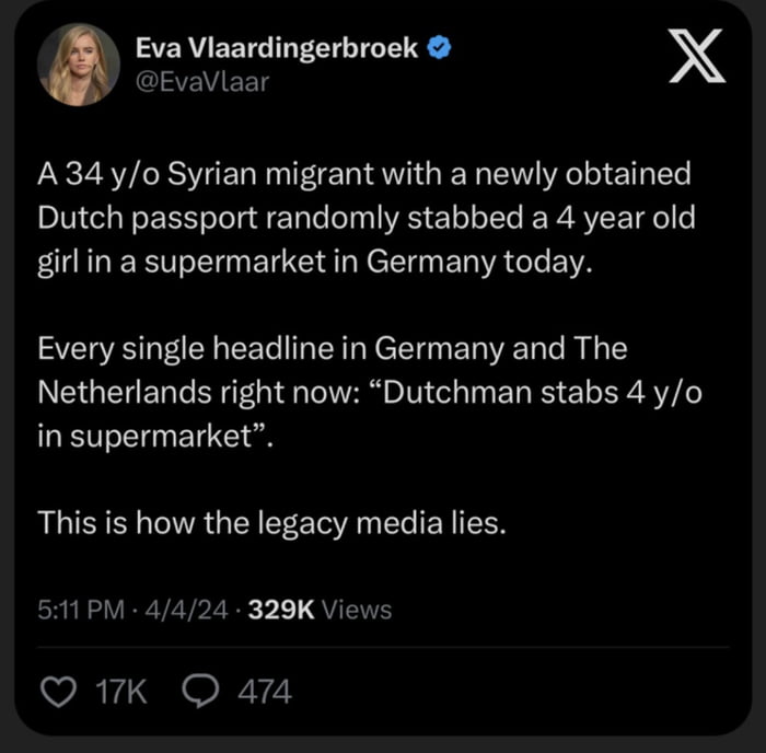 Stabbing little children...trash