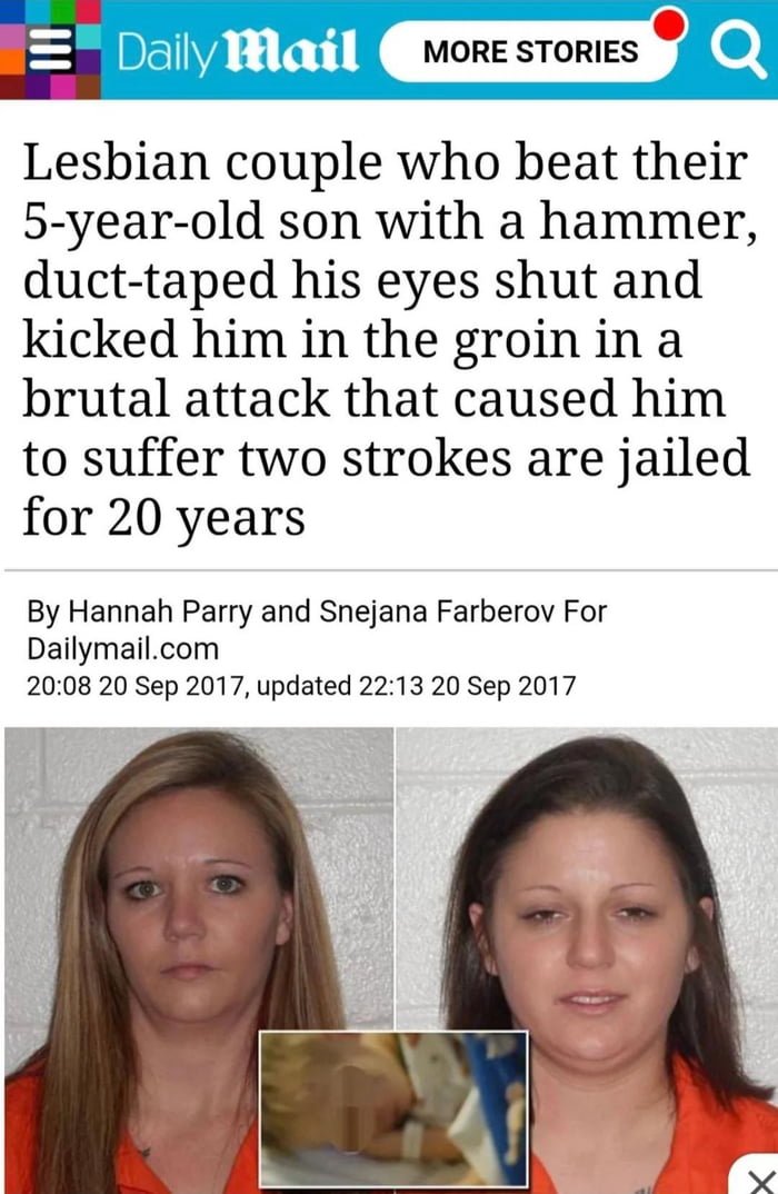 They only were in jail for a year