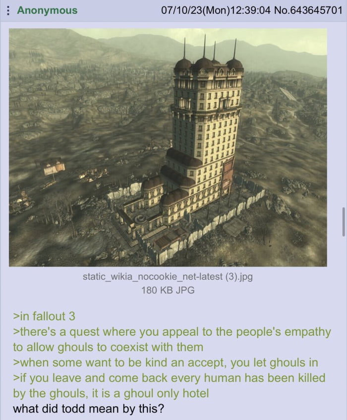 What do you mean Todd