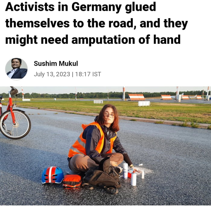 Imagine losing your hand to get dome Soros money