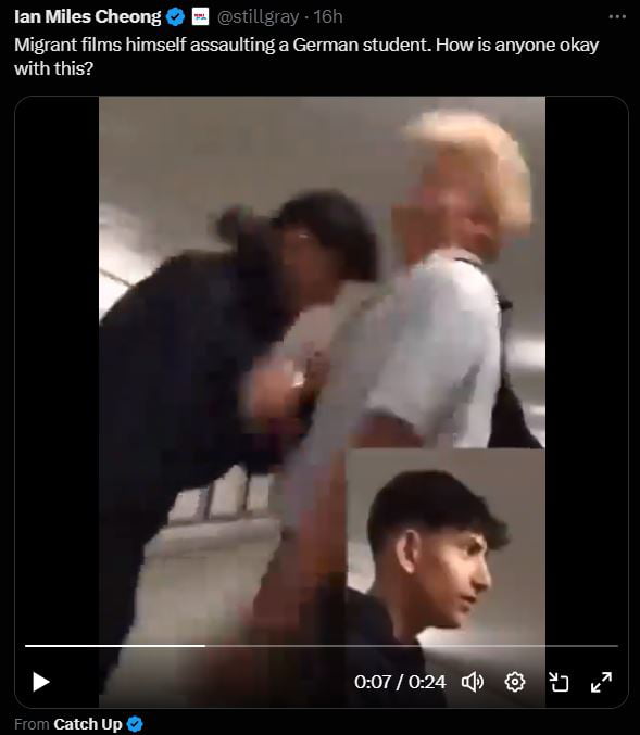 German kid humiliated and beaten. Normal school day in Germany