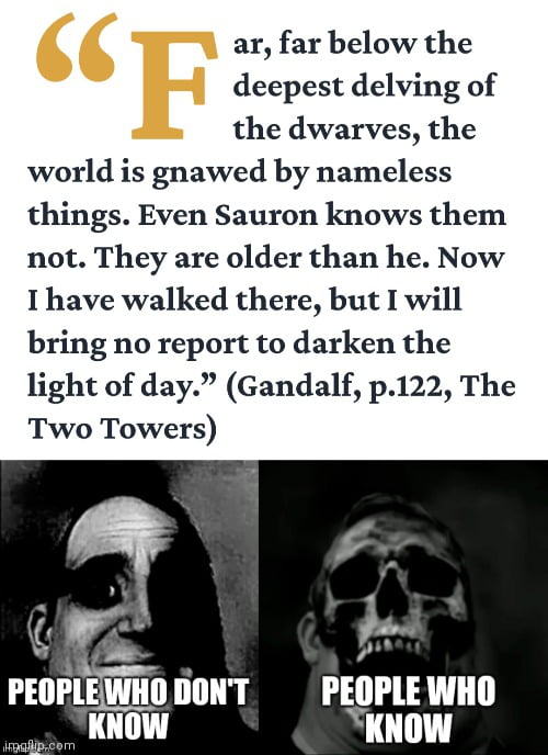 A certified Lovecraft moment