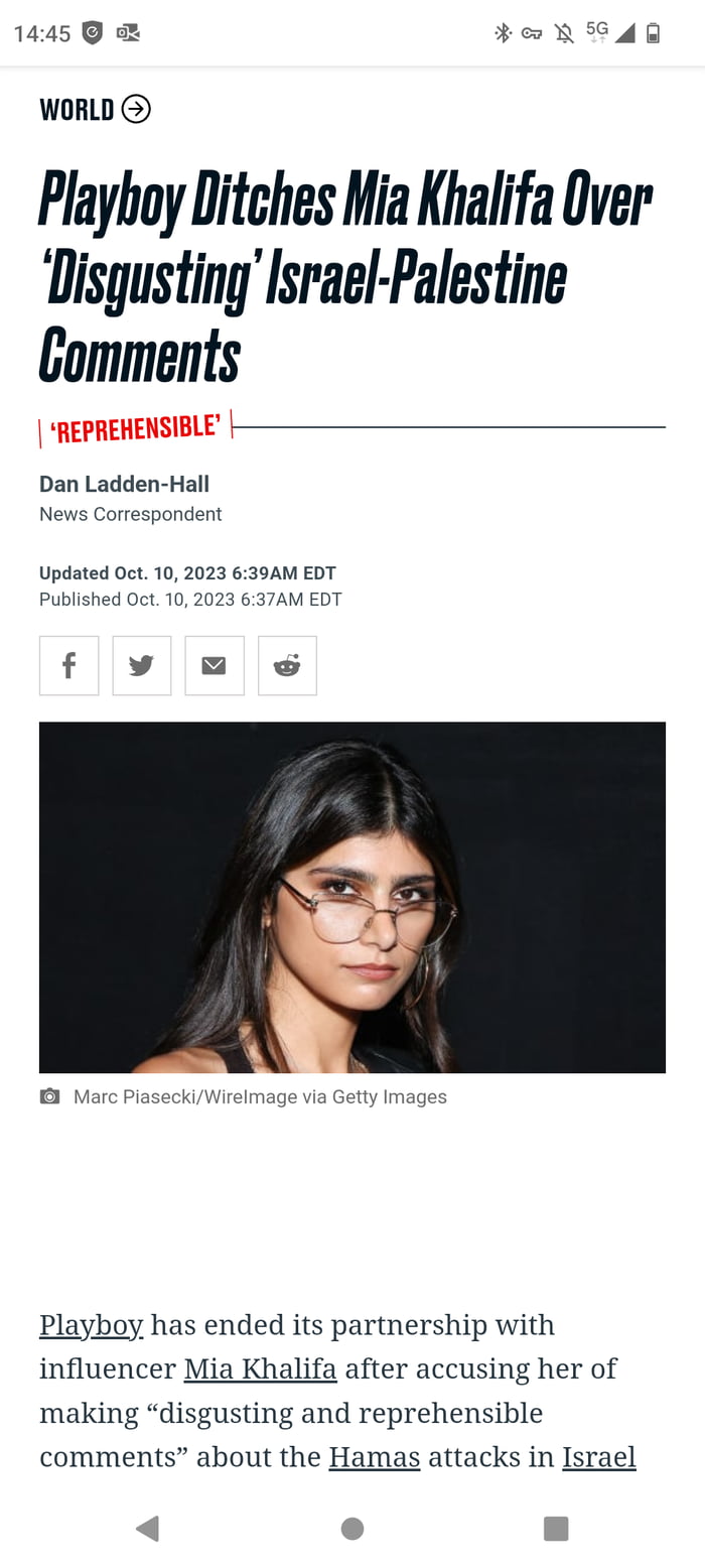 Playboy says bye to Mia Khalifa