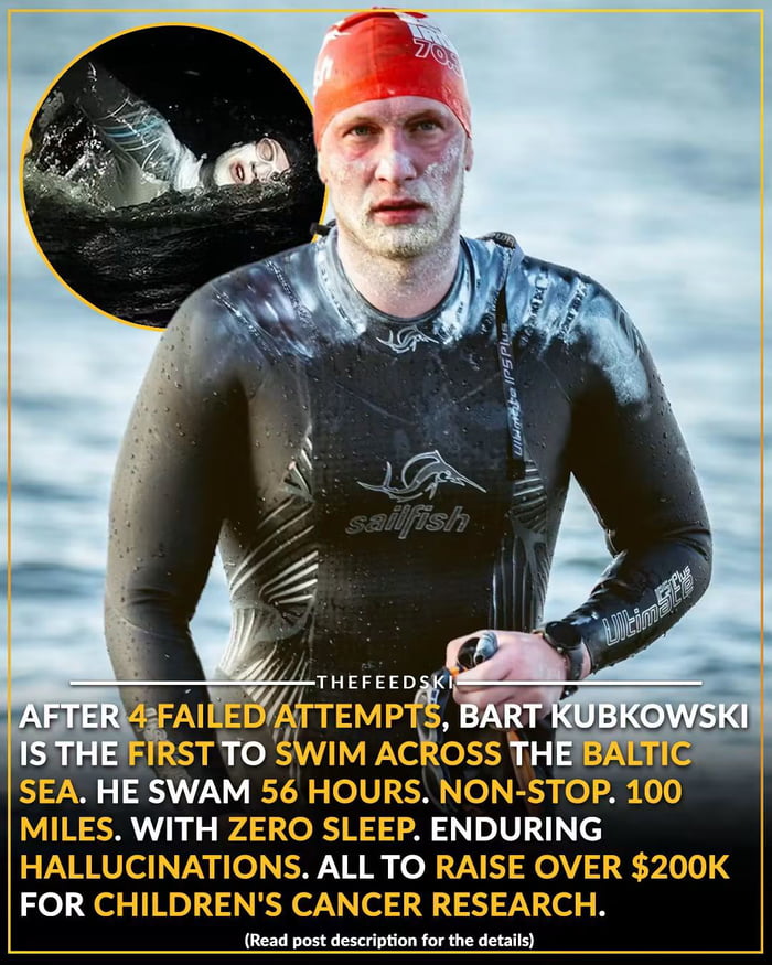 Bart is a man of focus, commitment and sheer will. Man or fish whatever..