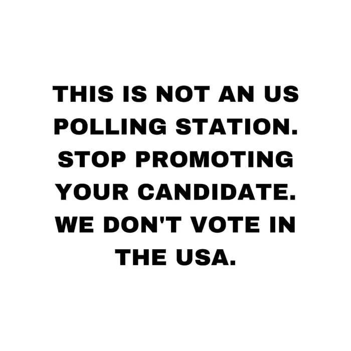 Aren’t we tired of Biden/Trump election already?