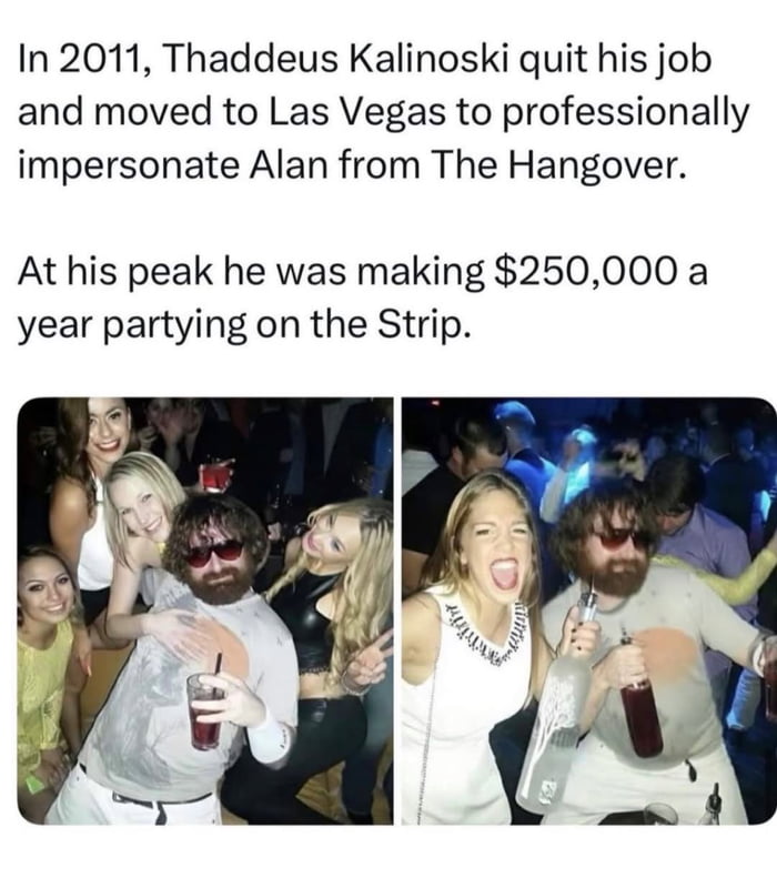 Living the dream, one hangover at a time