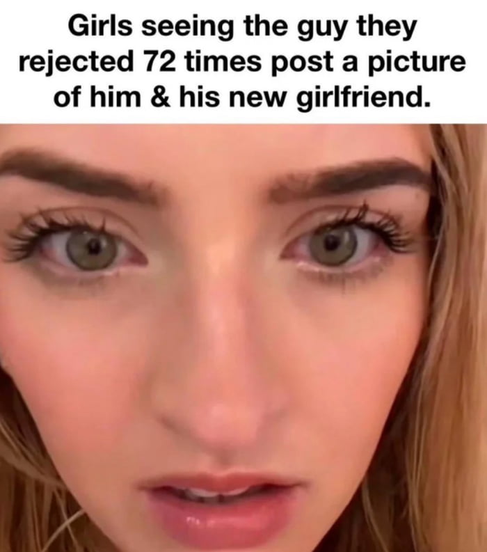 The look of pure regret