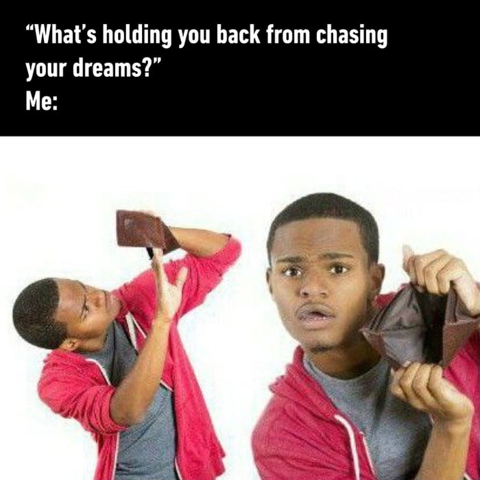With what money?