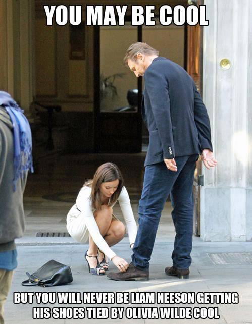 Level of cool unlocked: Celebrity shoe valet.