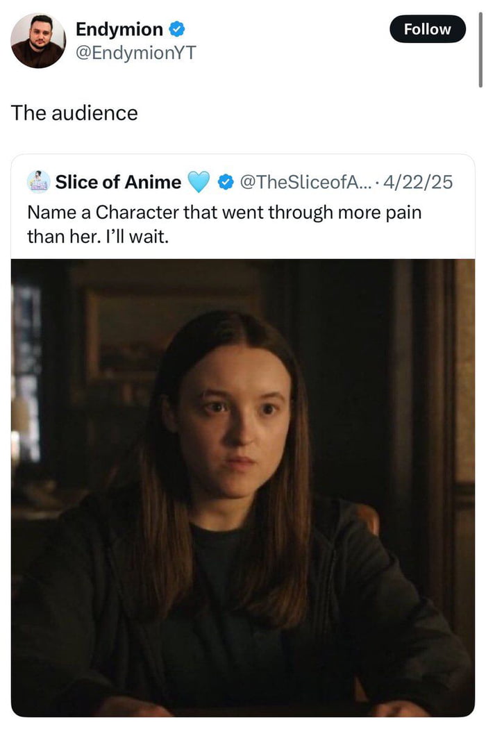 I put too much time into 'last of us' to not finish it. Its not great.