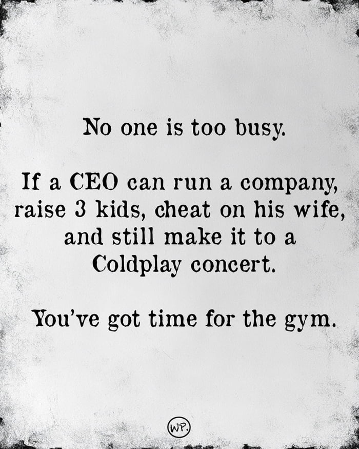 No one is too busy
