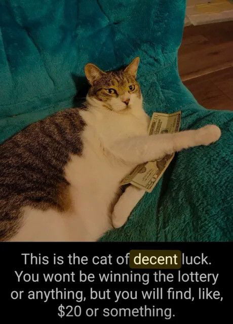 Look, times are hard, ok... he is doing his best!