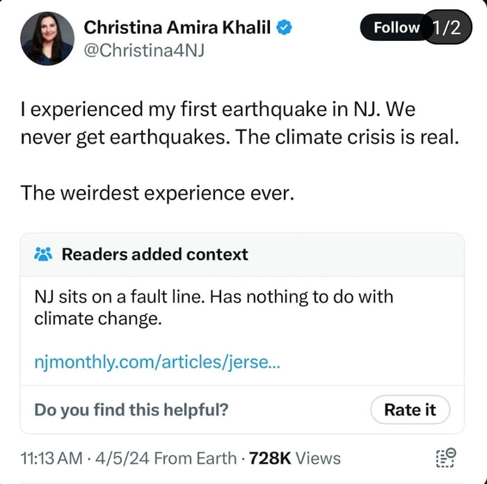 We need more paper straws to prevent earthquakes