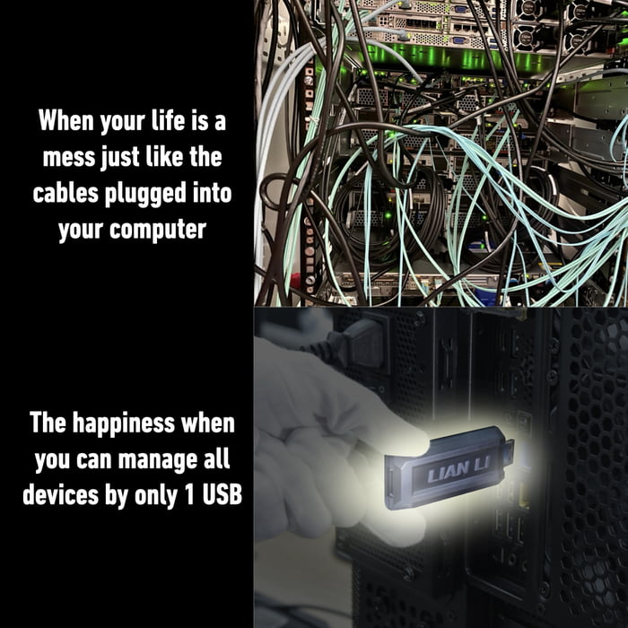 Life's a mess. But hey, let's start by ditching those chaotic cables first.